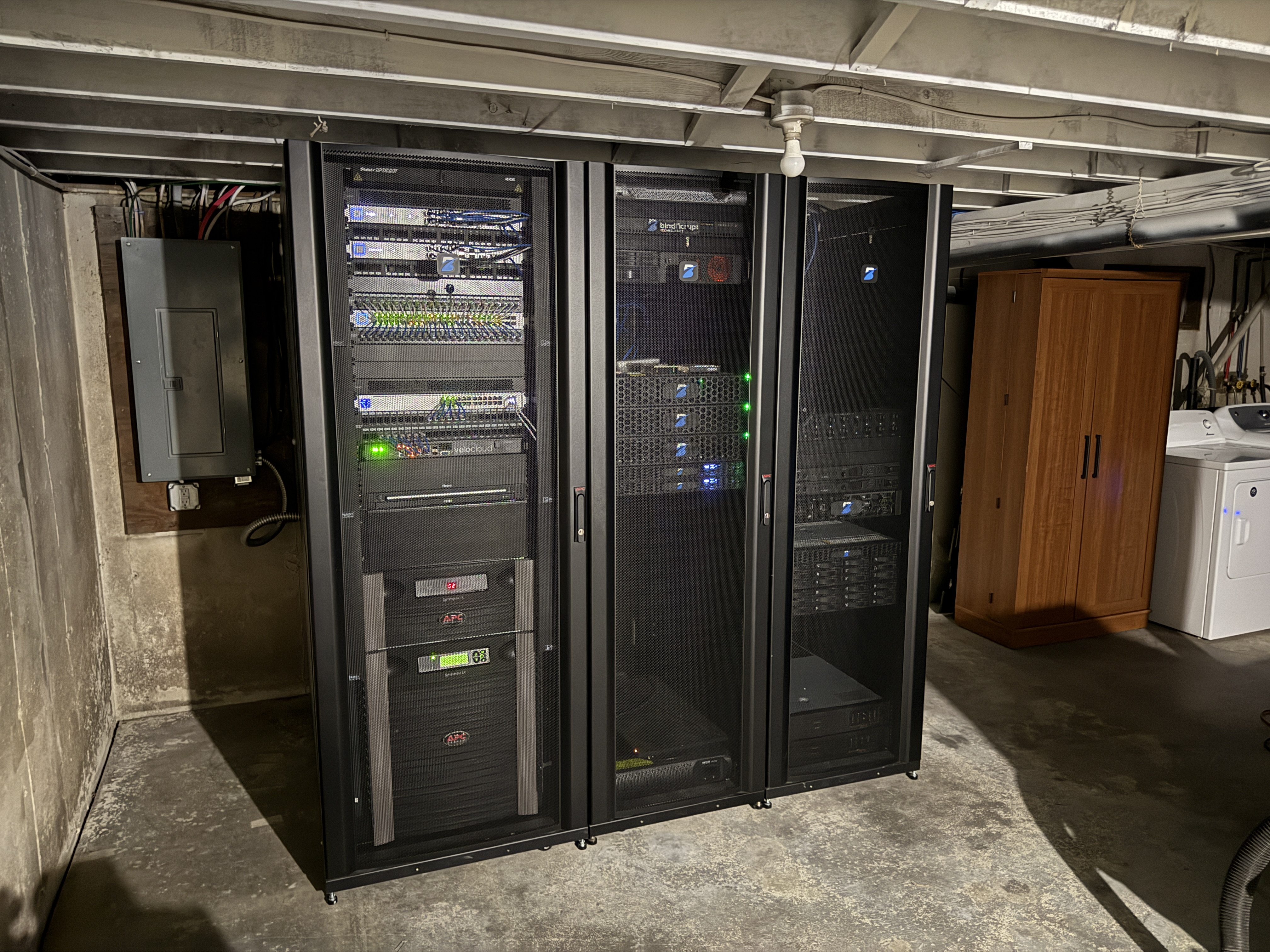 Server rack setup